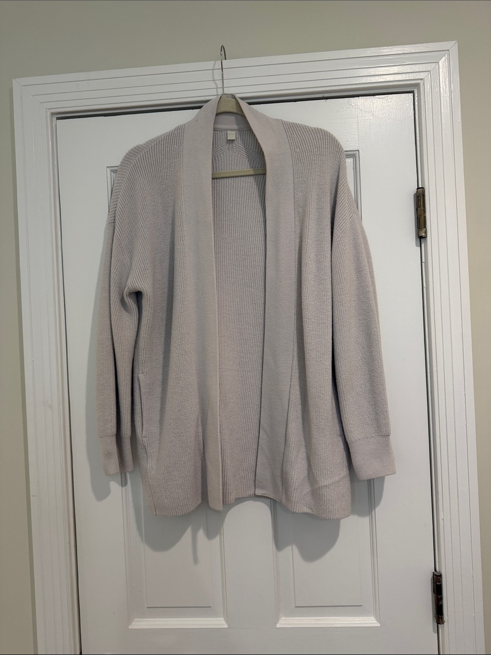 lululemon athletica Open-Front Cardigan Sweater in Light Taupe